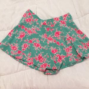 Floral Shorts.